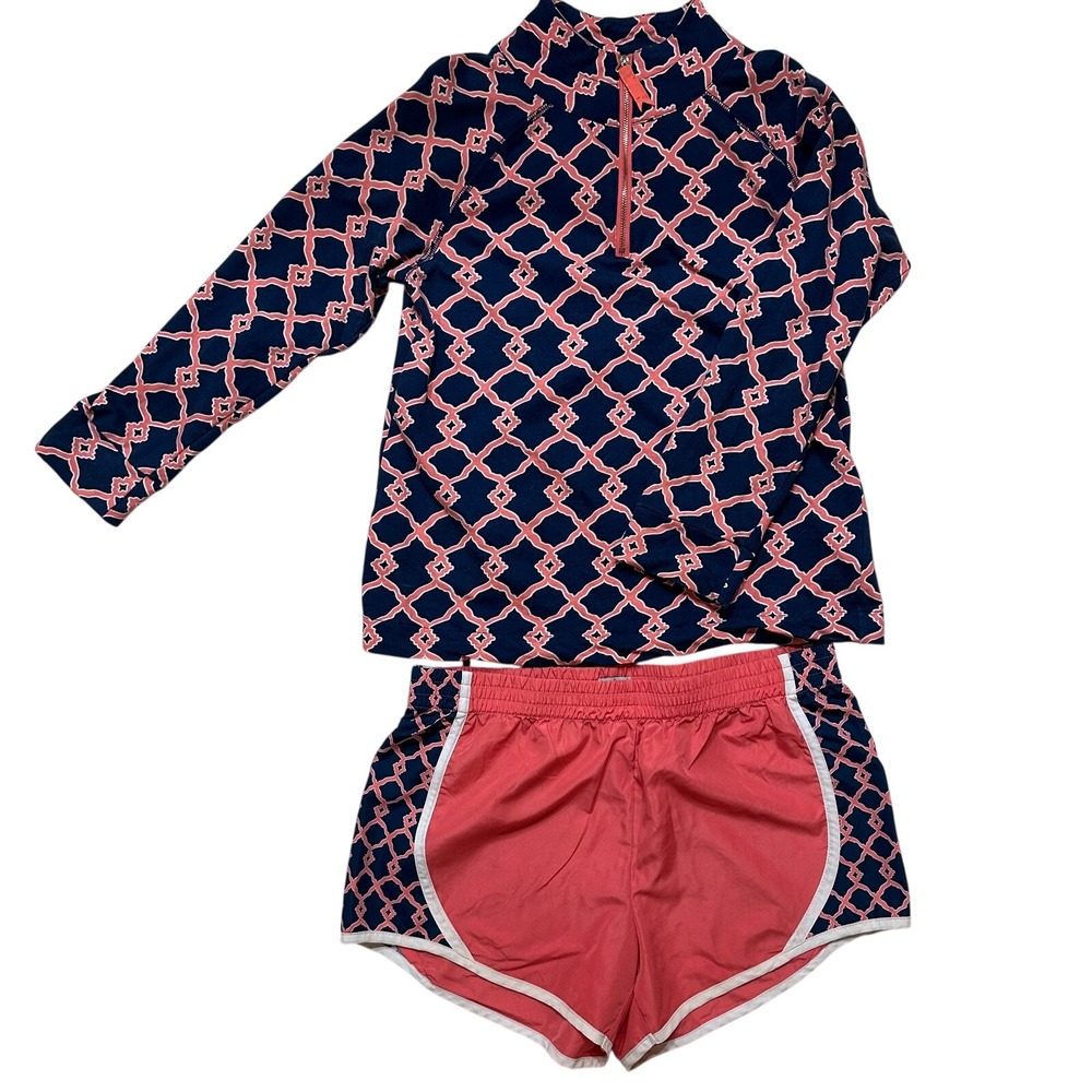 Athletic Set‎ Womens Medium Preppy Pullover & Coastal Shorts Matching Set